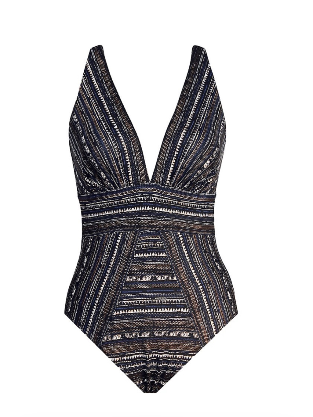 Miraclesuit Nwt Striped Metallic Odyssey One Pc Sz 16 Ret$ 190